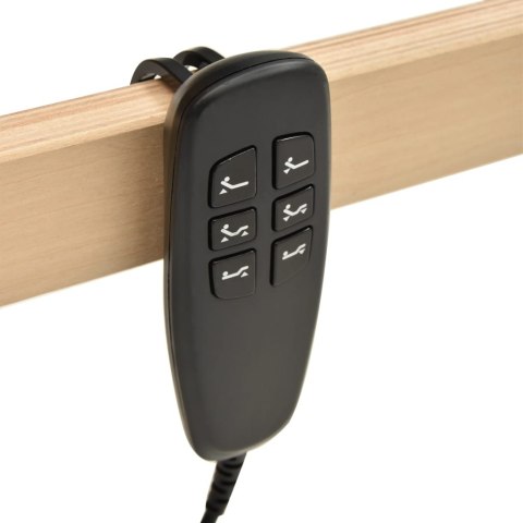  Elektryczny stelaż do łóżka z 42 listwami, 7 stref, 90 x 200 cm Lumarko!