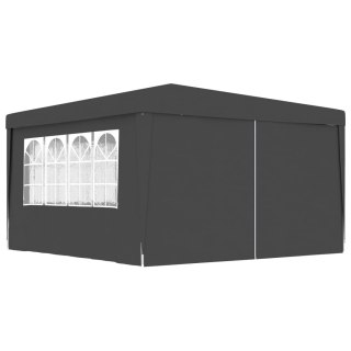  Namiot imprezowy ze ściankami, 4x4 m, antracytowy, 90 g/m² Lumarko!