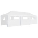  Składany namiot z 8 ścianami bocznymi, 3 x 9 m, biały Lumarko!