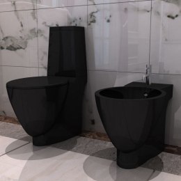 Lumarko Toaleta ceramiczna z bidetem, czarna