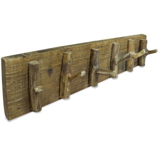  Wieszak na płaszcze, lite drewno z odzysku, 60 x 15 cm Lumarko!