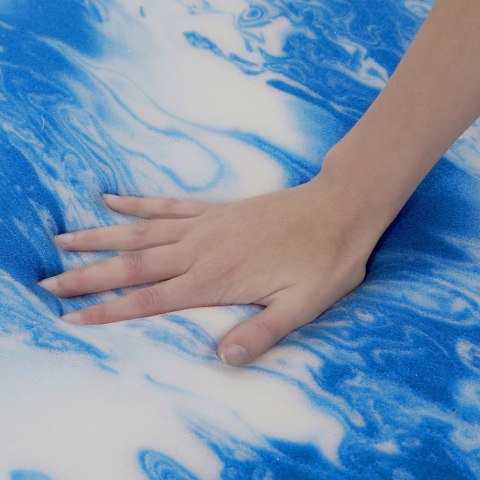  Nakładka na materac, 100 x 200 cm, pianka żelowa, 7 cm Lumarko!