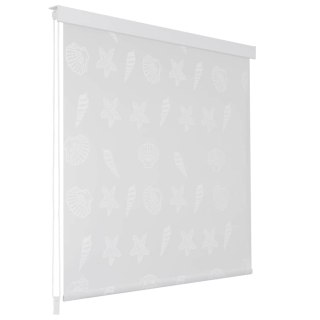  Roleta prysznicowa 100 x 240 cm, wzór w rozgwiazdy Lumarko!