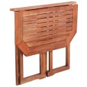  Stolik bistro, 90x50x75 cm, lite drewno akacjowe Lumarko!