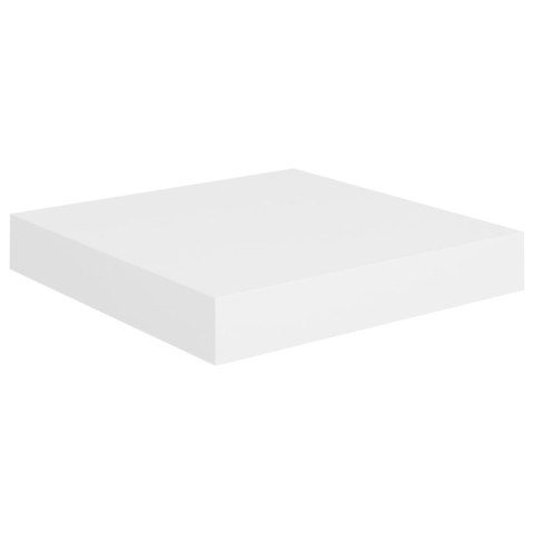  Półki ścienne, 2 szt., białe, 23 x 23,5 x 3,8 cm, MDF Lumarko!