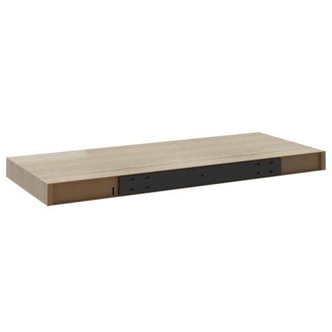  Półki ścienne, 2 szt., kolor dębowy, 60x23,5x3,8 cm, MDF Lumarko!