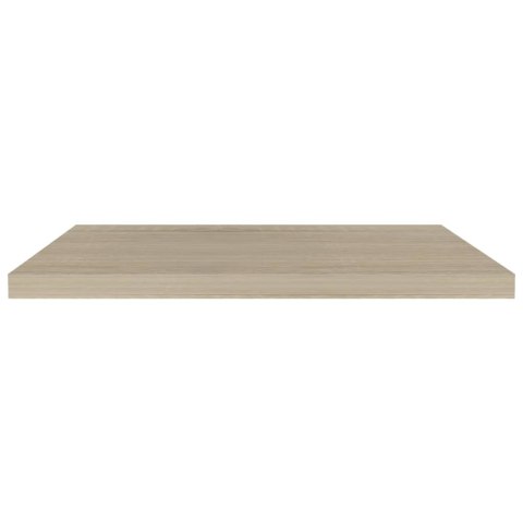  Półki ścienne, 2 szt., kolor dębowy, 80 x 23,5 x 3,8 cm, MDF Lumarko!