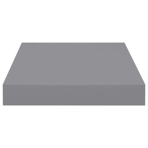  Półki ścienne, 2 szt., szare, 23 x 23,5 x 3,8 cm, MDF Lumarko!
