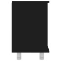  Szafka łazienkowa, czarna, 60x32x53,5 cm, płyta wiórowa Lumarko!
