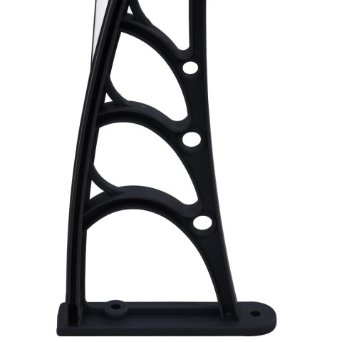  Daszek nad drzwi wejściowe, czarny, 120 x 80 cm, PC Lumarko!