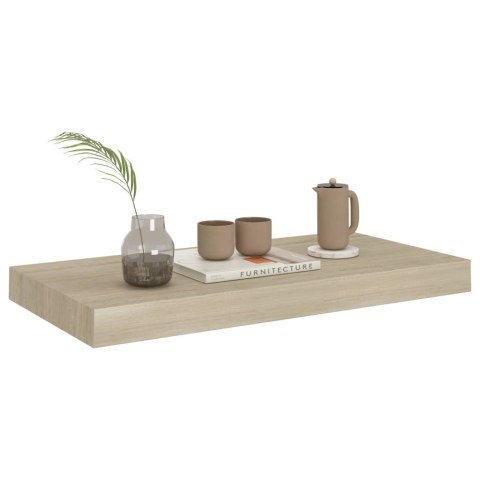  Półka ścienna, kolor dębowy, 50 x 23 x 3,8 cm, MDF Lumarko!