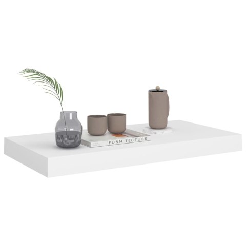  Półki ścienne, 4 szt., białe, 50x23x3,8 cm, MDF Lumarko!