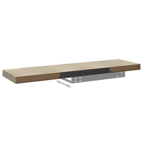  Półka ścienna, kolor dębowy, 90x23,5x3,8 cm, MDF Lumarko!