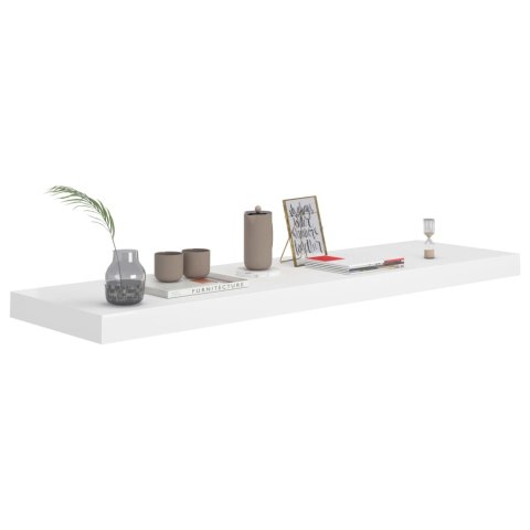  Półki ścienne, 2 szt., białe, 90x23,5x3,8 cm, MDF Lumarko!