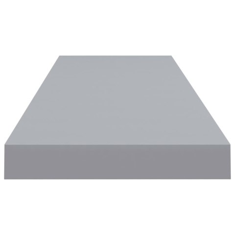  Półki ścienne, 2 szt., szare, 90x23,5x3,8 cm, MDF Lumarko!