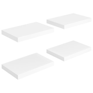  Półki ścienne, 4 szt., białe, 40x23x3,8 cm, MDF Lumarko!