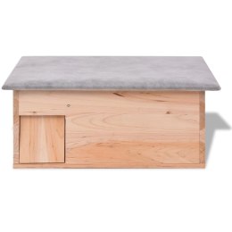 Domek dla jeży, 45x33x22 cm, drewniany Lumarko!