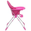  Krzesełko do karmienia dzieci, różowo-białe Lumarko!