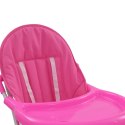  Krzesełko do karmienia dzieci, różowo-białe Lumarko!