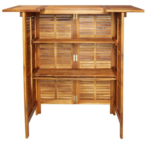  Stolik barowy, 110 x 50 x 105 cm, lite drewno akacjowe Lumarko!