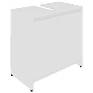  Szafka łazienkowa, biała, 60x33x58 cm, płyta wiórowa Lumarko!