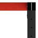  Metalowa rama pod blat roboczy, 150x57x79 cm, czarno-czerwona Lumarko!