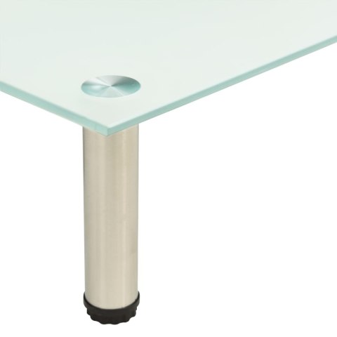  Stojak pod TV, 40 x 35 x 17 cm, mrożone szkło hartowane Lumarko!