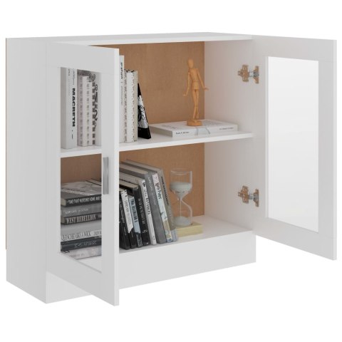  Witryna, biała, 82,5x30,5x80 cm, płyta wiórowa Lumarko!