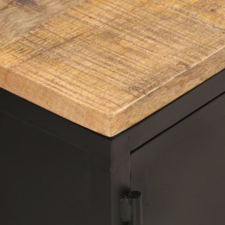  Stolik kawowy, 90x50x37 cm, lite, surowe drewno mango Lumarko!