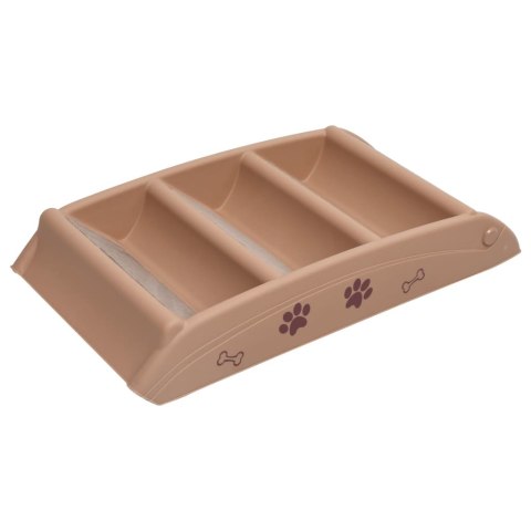  Składane schodki dla psa, brązowe, 62 x 40 x 49,5 cm Lumarko!