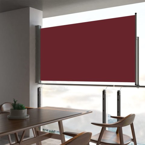  Wysuwana markiza boczna na taras, 160 x 300 cm, czerwona Lumarko!