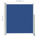  Zwijana markiza boczna na patio, 140 x 300 cm, niebieska Lumarko!