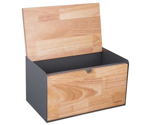  Chlebak Pojemnik Na Pieczywo Dwustronny Klausberg Kb-7395 Szary Lumarko!