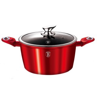  Garnek Granitowy 28cm Berlinger Haus Red Metallic Line Bh-1258 Lumarko!