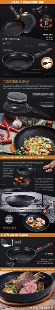  Patelnia Granitowa 24cm Berlinger Haus Bh-1102 Lumarko!