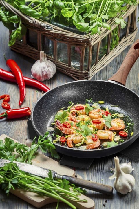  Patelnia Granitowa 24cm Berlinger Haus Ebony Rosewood Bh-1713 Lumarko!