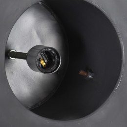  Industrialna lampa wisząca, 25 W, szara, okrągła, 52 cm, E27 Lumarko!