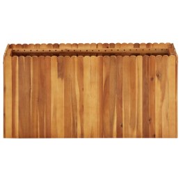  Podwyższona donica ogrodowa, 100x30x50 cm, lite drewno akacjowe Lumarko!