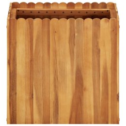  Podwyższona donica ogrodowa, 50x30x25 cm, lite drewno akacjowe Lumarko!