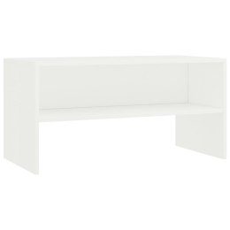  Szafka pod TV, biała, 80 x 40 x 40 cm, płyta wiórowa Lumarko!