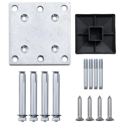  Ogrodzenie ogrodowe, WPC, 180x186 cm, brązowe Lumarko!