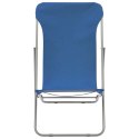  Krzesła plażowe, 2 szt., stal i tkanina Oxford, niebieskie Lumarko!