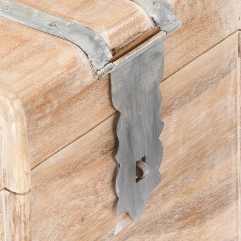  Skrzynia, 90x40x40 cm, lite drewno akacjowe Lumarko!