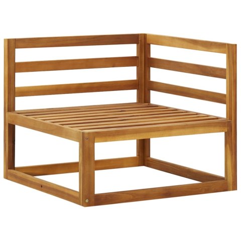  Moduły sofy narożnej z poduszkami, 2 szt., kremowe Lumarko!