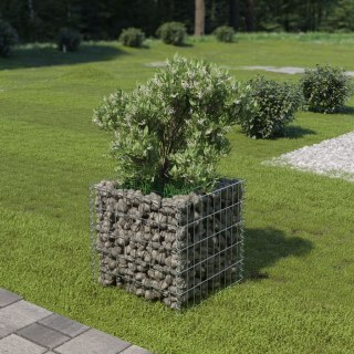 Podwyższona donica gabionowa, galwanizowana stal, 50x50x50 cm Lumarko!