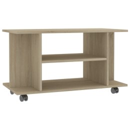 Szafka pod TV z kółkami, kolor dąb sonoma, 80x40x40 cm Lumarko!